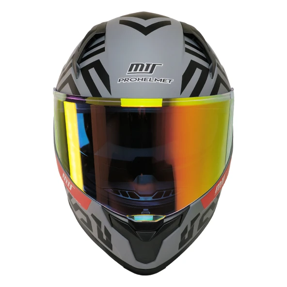 MTS M-910 MAT BEE GÜNEŞ VİZÖRLÜ KASK - Resim 3