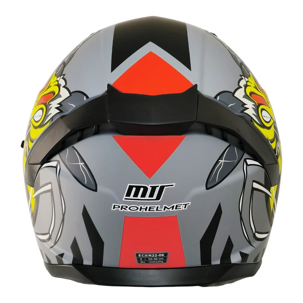 MTS M-910 MAT BEE GÜNEŞ VİZÖRLÜ KASK - Resim 2