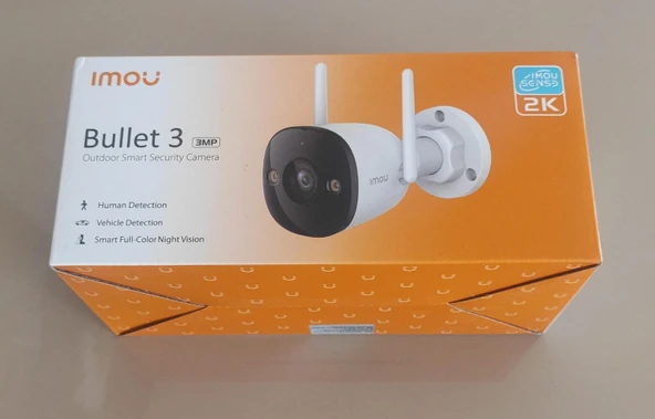 Imou IPC-S3EP-3M0WE 3 MP 3.6 mm Dış Ortam Bullet Kamera (Bullet 3) ürün görseli 1