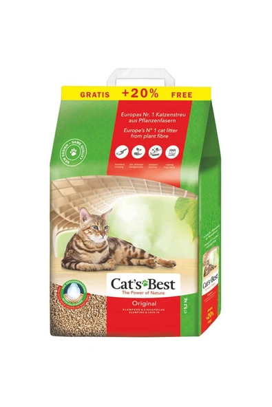 Cats Best Original Kedi Kumu 10+2 L (5,2 KG) ürün görseli 1