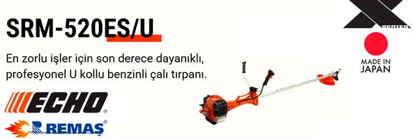 Echo SRM520 ES Benzin Motorlu Yan Tırpan 3 HP - Resim 4