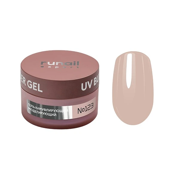 Runail Expert Protez Tırnak Jeli UV Gel Nude Kum Beji 50Gr. 123 ürün görseli 1