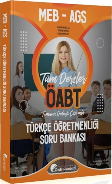 ÖABT MEB AGS Türkçe Öğretmenliği Soru Bankası Özdil Akademi ürün görseli 1
