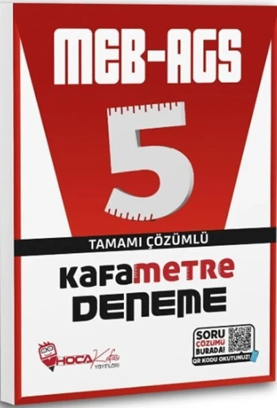 2025 MEB AGS KAFAMETRE Çözümlü 5 Deneme Hoca Kafası ürün görseli 1