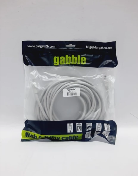 GABBLE GAB-C610 CAT6 10MT PATCH KABLO - Resim 2
