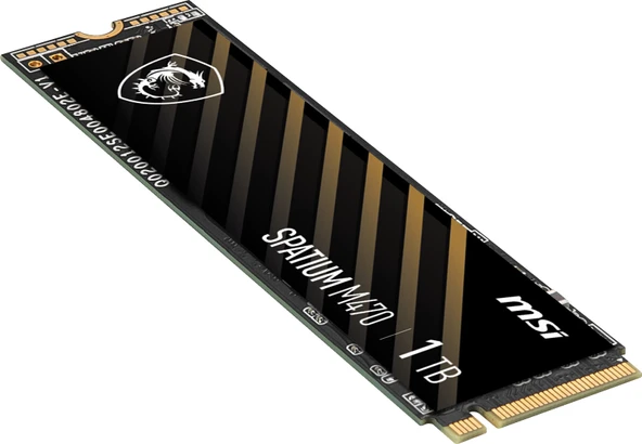 MSI SSD SPATIUM M470 PRO PCIE 4.0 NVME M.2 1TB R:6000 W:4500 ürün görseli 1