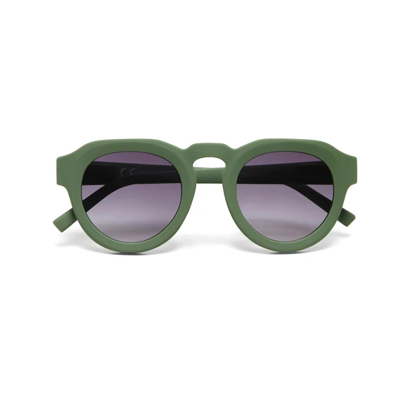 Okkia Zeno Round Unisex Verde Güneş Gözlüğü Siyah Degrade ürün görseli 1