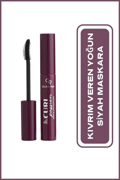 Golden Rose Curl Passion Deep Black Mascara ürün görseli 1