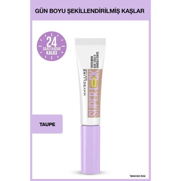 Super Lock Brow Glue Kaş Sabitleyici Maskara - Taupe ürün görseli 1