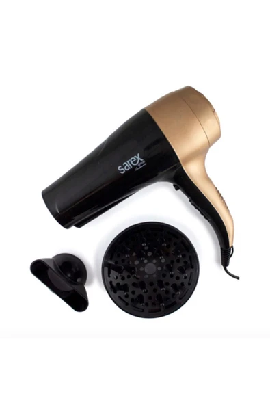 Sarex Sr-4110 Emily Saç Kurutma Makinesi Siyah Gold ürün görseli 1