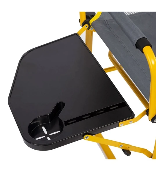 Extra Katlanabilir XL Kamp Koltuğu-Sarı - Resim 4