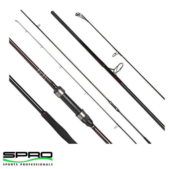 Spro Strategy Edge 390 cm 3.5lbs Aksiyonlu Karbon 3 Parça Sazan Kamışı ürün görseli 1