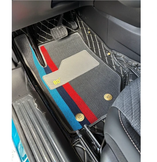 Peugeot 2008 2020-2025 Arası (Dizel) Aracına Özel 8d Çift Katmanlı Havuzlu Paspas Takımı (Siyah) ürün görseli 1