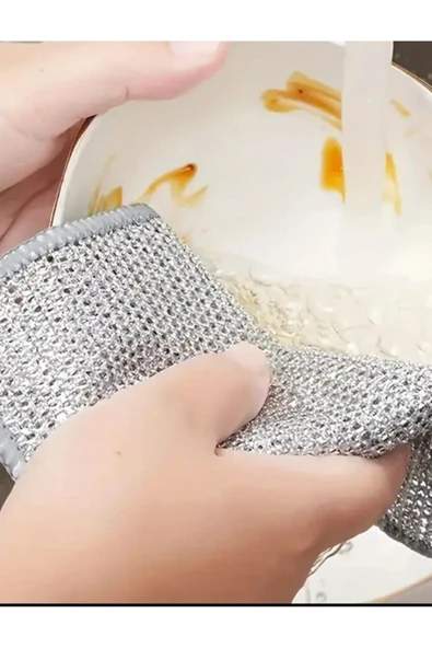 Evdi Çift Taraflı Tel Bez 3 Lü (20x20cn) - Resim 4