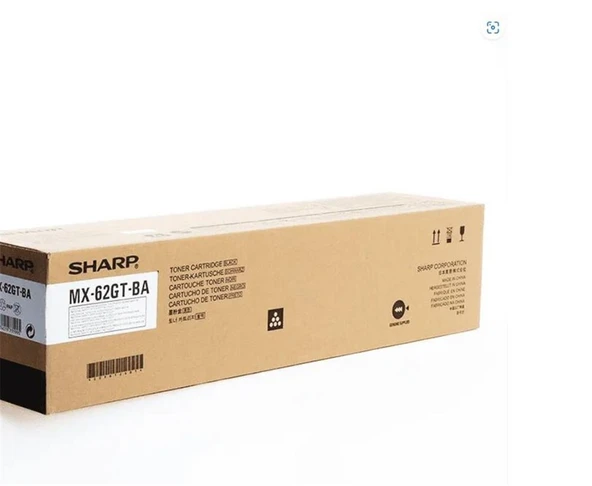 SHARP MX-62GTBA Black Siyah Orjinal Fotokopi Toneri MX-7580 ürün görseli 1