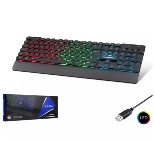 HADRON HDX2604 OYUN KLAVYE LEDLİ KABLOLU Q ürün görseli 1