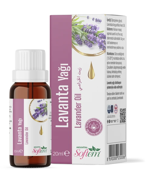 Aksuvital Softem Lavanta Yağı 20 ml ürün görseli 1
