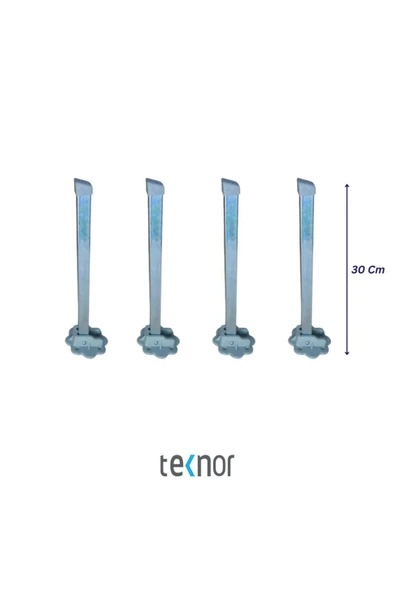 Metal Katlanır Yer Sofrası Ayağı 4 Adet 30 Cm ürün görseli 1
