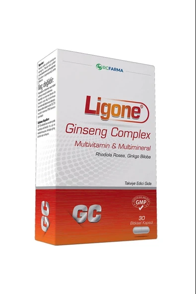 Ligone Ginseng Q-10 Zerdeçal Multimineral 30 Kapsül ürün görseli 1