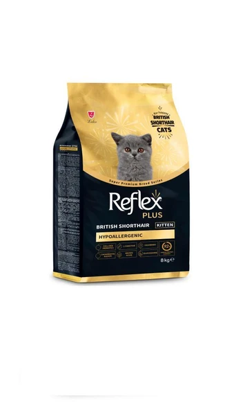 Reflex Plus British Shorthair Yavru Kedi Maması 8 Kg ürün görseli 1