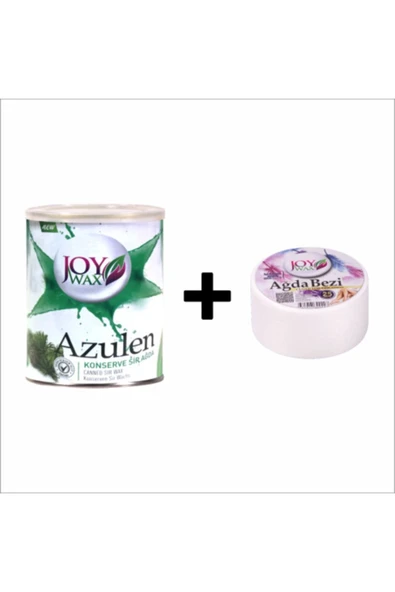 JOYWAX Joy Wax Konserve Sir Agda Azulen 800ml 25mt Ağda Bezi ürün görseli 1