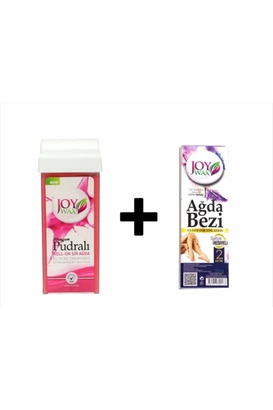 JOYWAX Joy Wax Kartuş Agda Pudralı100ml+ 2mt Bez ürün görseli 1