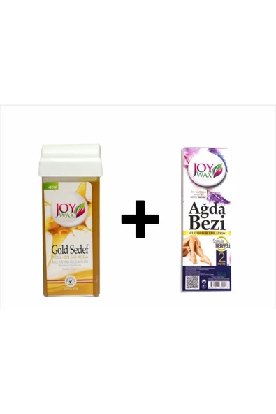 JOYWAX Joy Wax Kartuş Agda Gold 100 ml+ 2 mt Bez ürün görseli 1