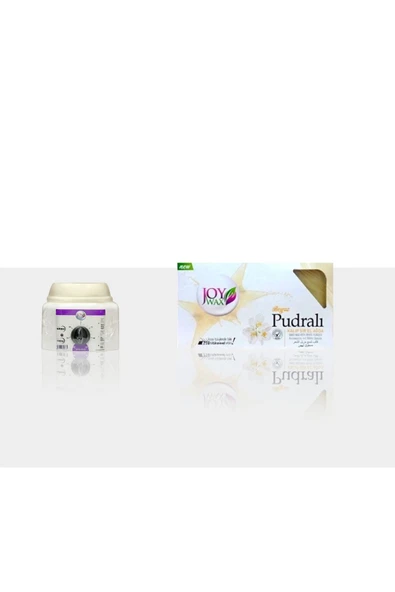 JOYWAX Isıtıcı Kazan + Kalıp Sir Ağda Beyaz Pudralı 500 gr ürün görseli 1