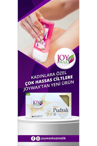 JOYWAX Joy Wax Kalıp Sir El Agda Beyaz Pudralı 500gr ürün görseli 1