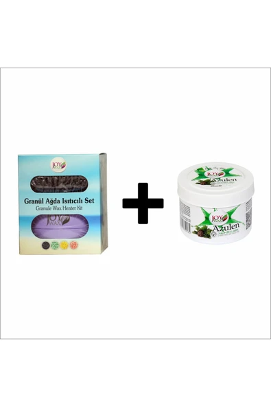 JOYWAX Joy Wax Granül Ağda Isıtıcı Set Black+kalıp Ağda Azulen80ml ürün görseli 1
