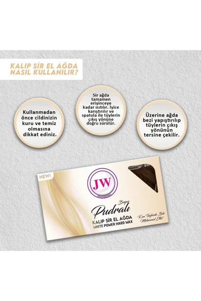 JW Kalıp Ağda Talk Pudralı 500gr - Resim 2
