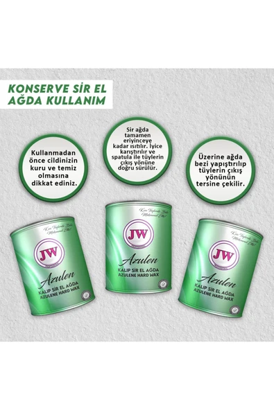 JW Konserve Sir Ağda Azulen 800 Gr - Resim 3