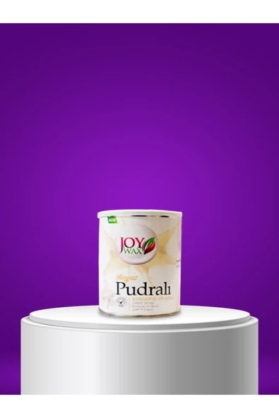 JOYWAX Joy Wax Konserve Sir Agda Beyaz Pudralı 800 Ml ürün görseli 1