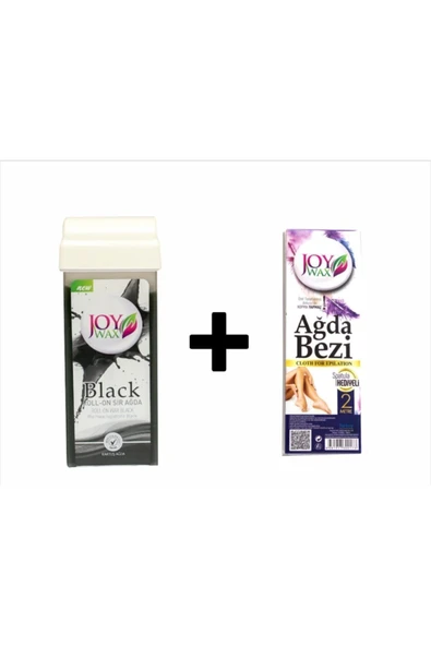 JOYWAX Joy Wax Kartuş Agda Black 100ml 2mt Bez ürün görseli 1