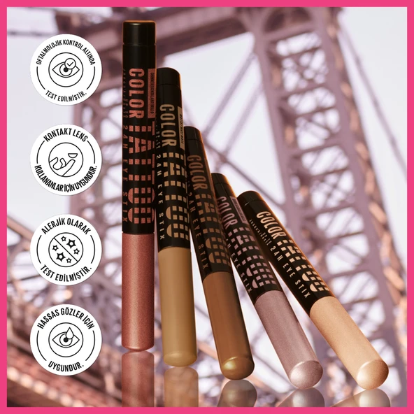 Color Tattoo 24H Eye Stix - Authentic - Resim 4
