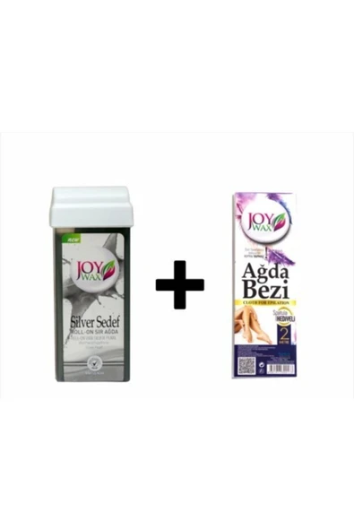 JOYWAX Joy Wax Kartuş Agda Silver 100ml+ 2mt Bez ürün görseli 1