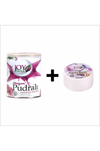 JOYWAX Joy Wax Konserve Sir Agdapudralı 800ml 25mt Ağda Bezi ürün görseli 1