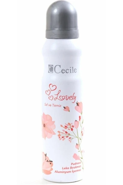 CECİLE Lovely 150ml Women Deodorant ürün görseli 1