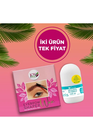 JOYWAX Kaş Şekillendirici Ve Sabitleyici Wax Ve Iris Bitkisel Roll-on ürün görseli 1