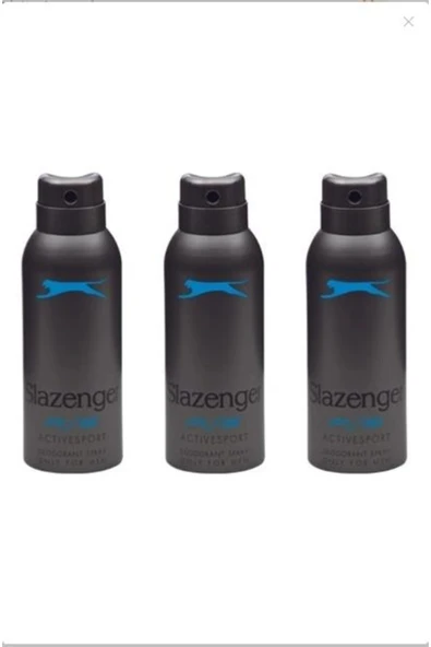 SLAZENGER Deodorant Active Sport 150ml(MAVİ) X 3 Adet ürün görseli 1