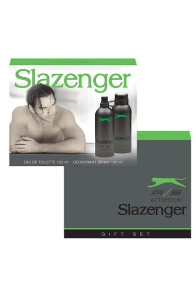 SLAZENGER Parfüm Yeşil 125 Ml. Deodorant Yeşil 150 Ml. ürün görseli 1