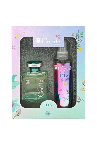 CECİLE Iris Edt Kadın Parfüm 100 ml + Body Mist Deodorant 150 ml Set ürün görseli 1