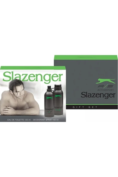 SLAZENGER Parfüm Yeşil 125 Ml. Deodorant Yeşil 150 Ml. ürün görseli 1