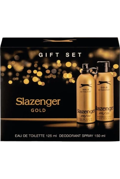SLAZENGER Active Sport Gold 125 ml 150 ml Deodorant Erkek Parfümü Yeni Ürün ürün görseli 1