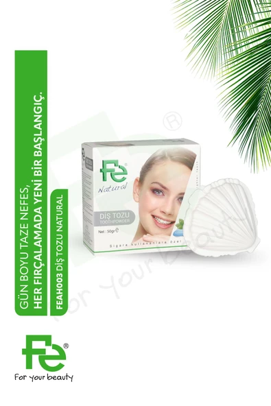 FE Diş Tozu Naturel / Herbal 50 Gr. - Resim 4
