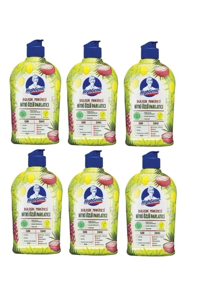 HİGHGENİC Bitki Özlü Parlatıcı 500 gr x 6 ADET ürün görseli 1