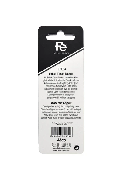 FE Bebek Tırnak Makası - Resim 3