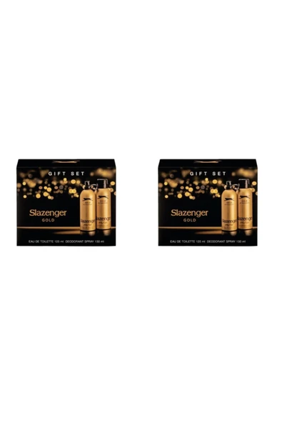 SLAZENGER Active Sport Gold 125 ml 150 ml Deodorant Erkek Parfümü X2 Adet ürün görseli 1