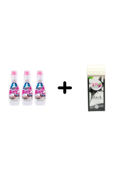 HİGHGENİC Fırçalı Leke Çıkarıcı 200ml X 3 Adet - Joywax Kartuş Ağda Black ürün görseli 1
