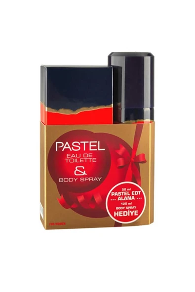 PASTEL For Women Edt 50 ml Deo Sprey 125 ml Kadın Parfüm Seti ürün görseli 1